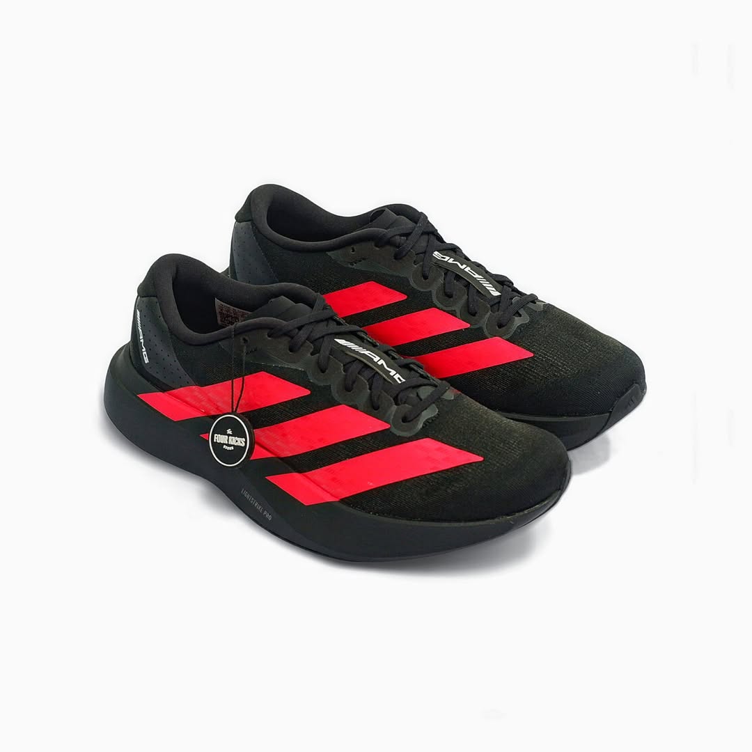 c60dbe93530249ac8bcba8a6c5c00326~tplv-aphluv4xwc-origin-jpeg Adidas Adizero Evo SL Mercedes AMG Black Lucid Red Unisex KH8832 - Gambar 1