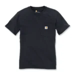 Carhartt Tshirt Loose Fit Heavyweight Short Sleeve Pocket Black
