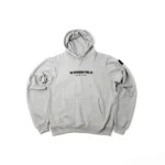 W Essentiels Hoodie Ecume Oversize Misty Grey
