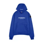 W Essentiels Ecume Hoodie Oversize Mid Logo Royal Blue