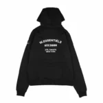 W Essentiels Hoodie Oversize Belcastel Noir Black - Image 6