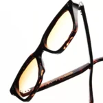 Vherkudara Acetate Bharon Tortoise Chocobrown Gradation Lens - Gambar 2