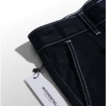 W Essentiels Denim Straight Cafe Calatrava Indigo Blue - Image 2