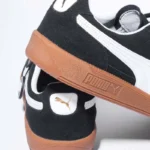 Puma Palermo Black White Gum Mens 396463 10 - Gambar 6