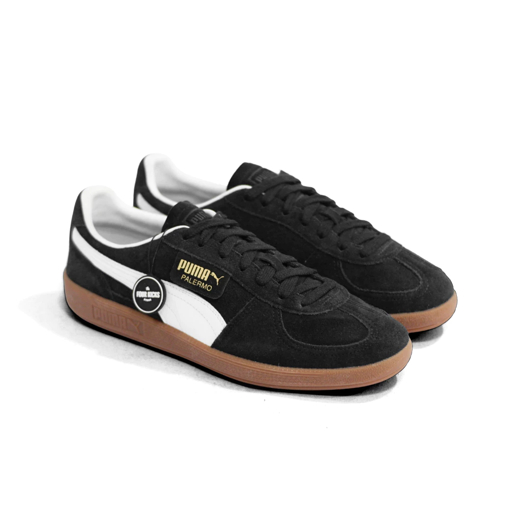 id-11134207-822wm-mmzxgxbg40lke1 Puma Palermo Black White Gum Mens 396463 10 - Gambar 1