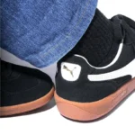 Puma Palermo Black White Gum Mens 396463 10 - Gambar 5