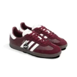 Adidas Samba OG Maroon Off White Mens JR8844 - Image 7