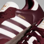 Adidas Samba OG Maroon Off White Mens JR8844 - Image 4