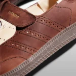 Adidas Samba Jane Leather Brown Womens HP7130 - Gambar 3
