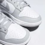 Nike Dunk Low White Light Smoke Grey Mens HF5441 105 - Image 3