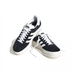 Adidas Gazelle Bold Black White Womens HQ6912 - Gambar 4