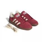 Adidas Handball Spezial Burgundy Crew White Unisex JR2122 - Gambar 2