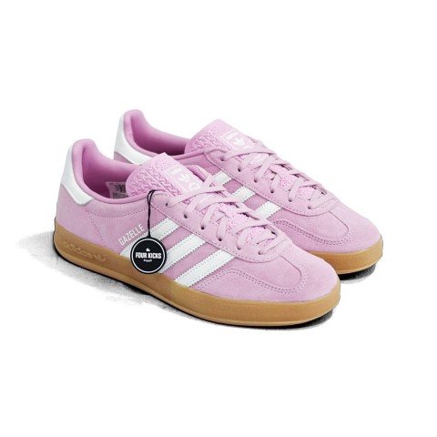 md_69cd21fb7b9e1-2.jpg Adidas Gazelle Indoor Bliss Lilac White Unisex JS1395 - Image 1