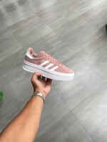 Adidas Gazelle Bold Pink Womens JQ7406 - Image 3