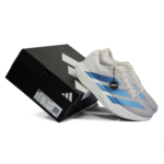 Adidas Adizero EVO SL Crystal White Tech Blue Metallic Mens KI6880 - Image 2
