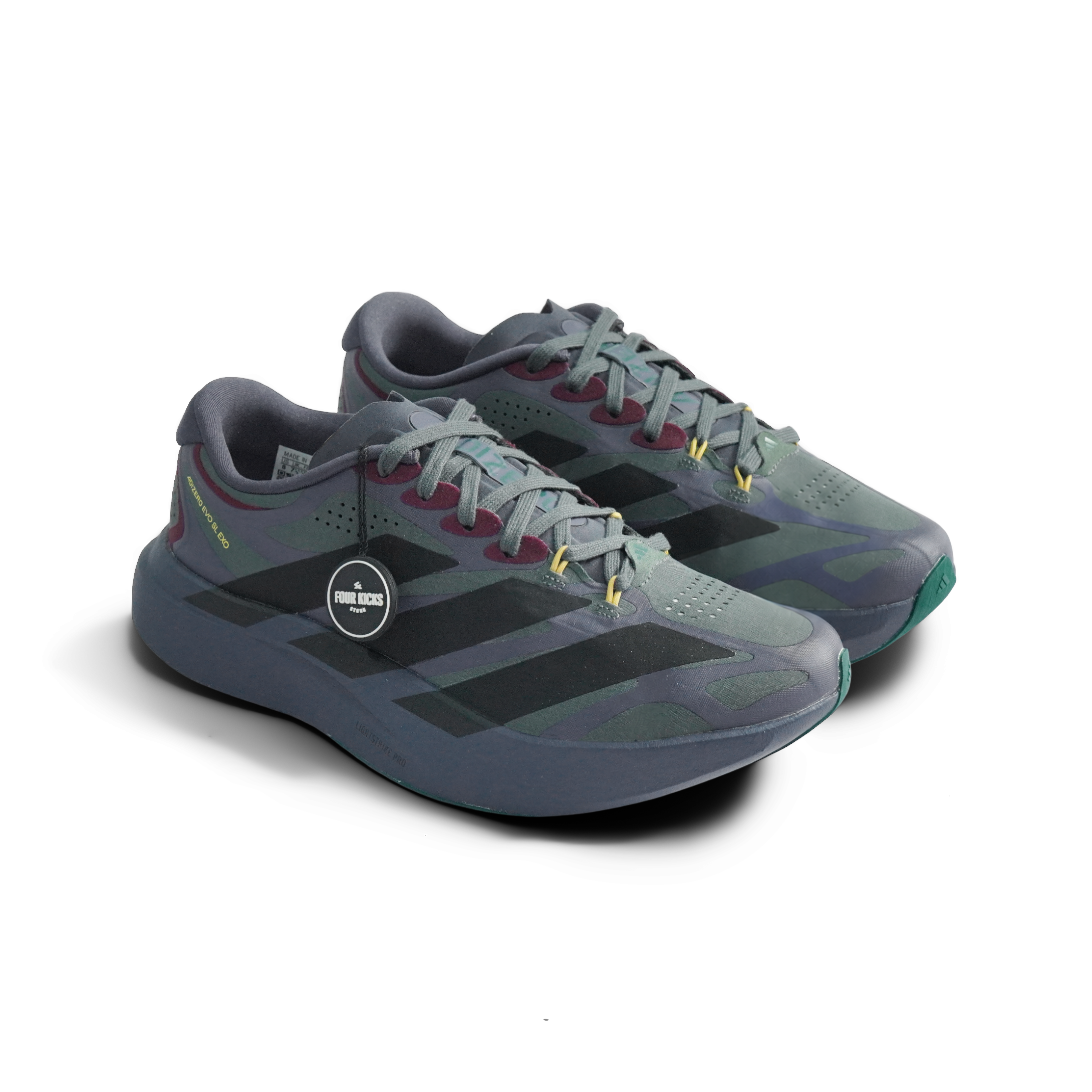 Adidas Running Shoes Adizero Evo SL EXO Collegiate Navy Black Pyrite Mens KI4765 (6) Adidas Adizero Evo SL EXO Collegiate Navy Black Pyrite Mens KI4765 - Gambar 1
