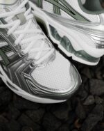 Asics Gel Kayano 14 White Pure Silver Slate Grey Sage unisex 1201A019-107 - Image 2