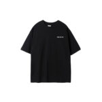 Fier De Moi T-Shirt Purple Bear White Logo Short Sleeve Black - Image 2