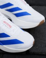Adidas Adizero EVO SL White Royal Blue Mens JS4494 - Gambar 3