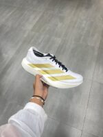 Adidas Adizero Evo SL White Matte Gold Mens JQ4441 - Image 3