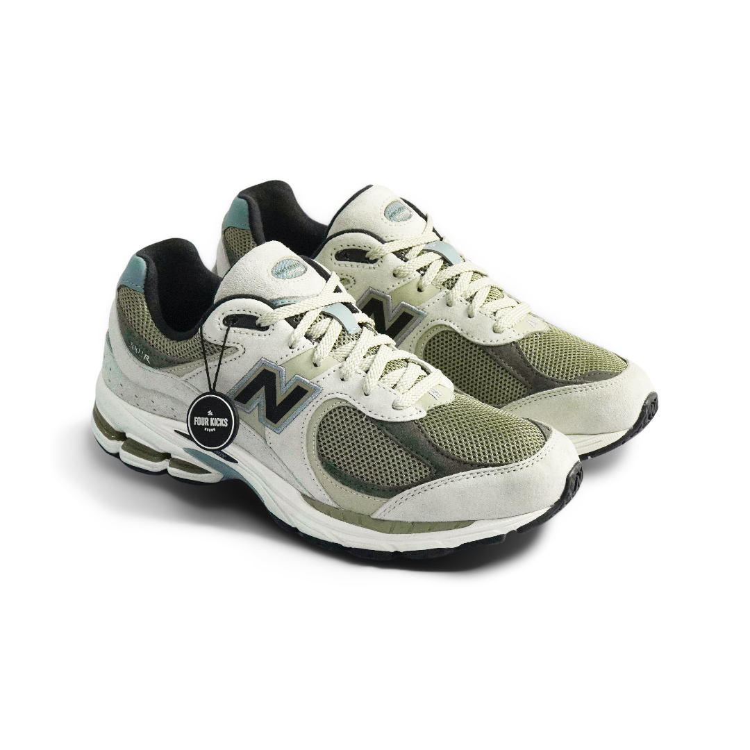 New Balance Lifestyle Shoes 2002R Silver Pine Olive Leaf Mens M2002RFT (2) New Balance 2002 R Silver Pine Olive Leaf Mens M2002RFT - Gambar 1