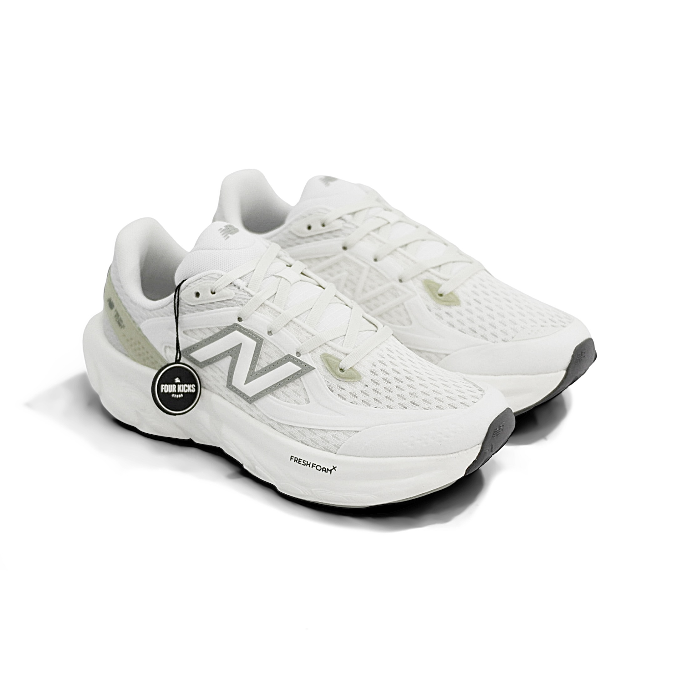New Balance Running Shoes Fresh Foam Trainer White Sea Salt Unisex Adult UTRNAF New Balance Fresh Foam Trainer White Sea Salt Unisex Adult UTRNAF - Image 1