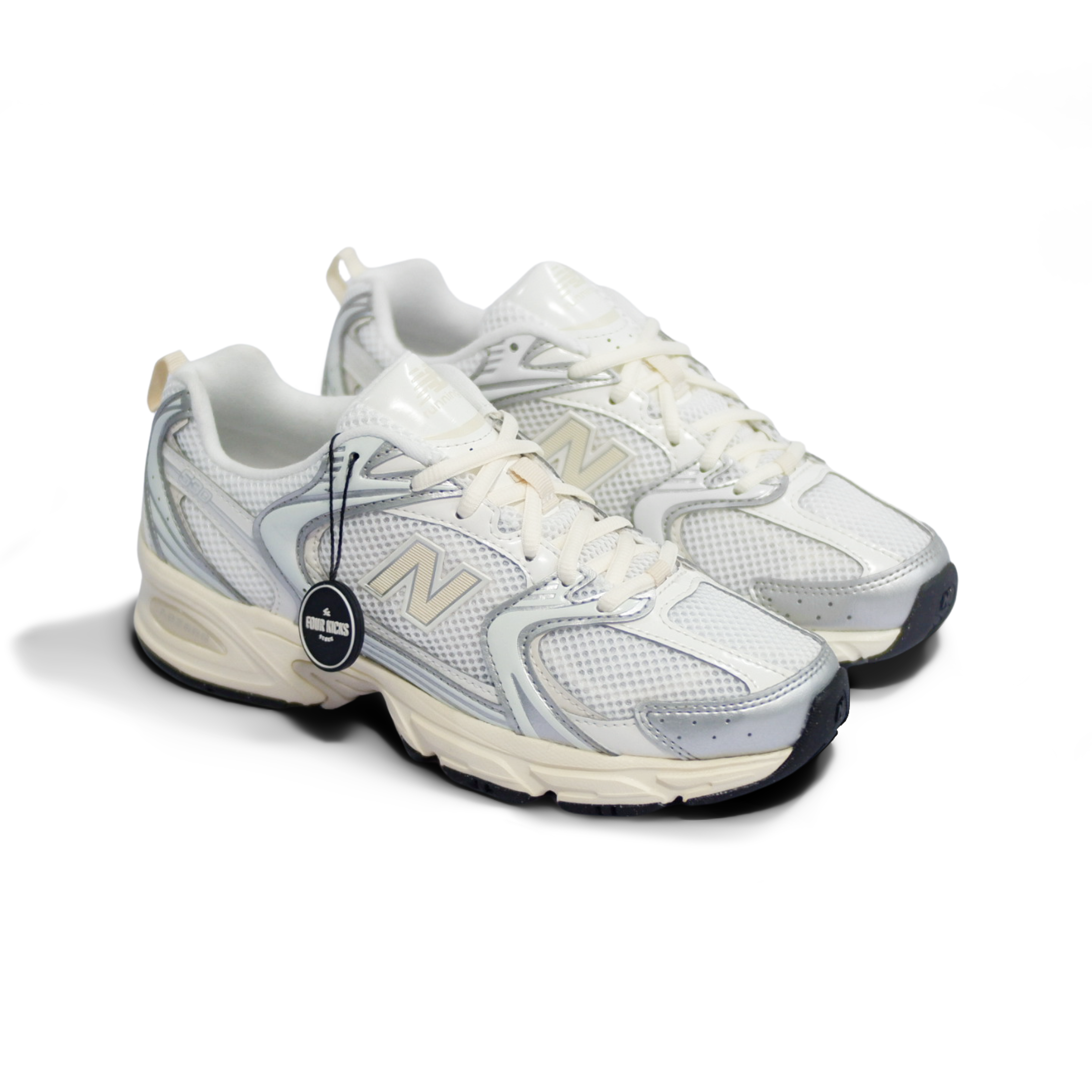 New Balance Sport Lifestyle Shoes 530 Metalic Silver Linen womens U530ESB (2) New Balance 530 Metalic Silver Linen womens U530ESB - Gambar 1
