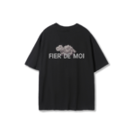 Fier De Moi T-Shirt Lava Dragon Short Sleeve Black