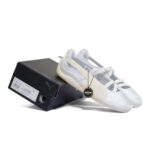 Puma Speedcat Ballet Silver Mist Warm White Satin Womens 404383 03 - Image 2
