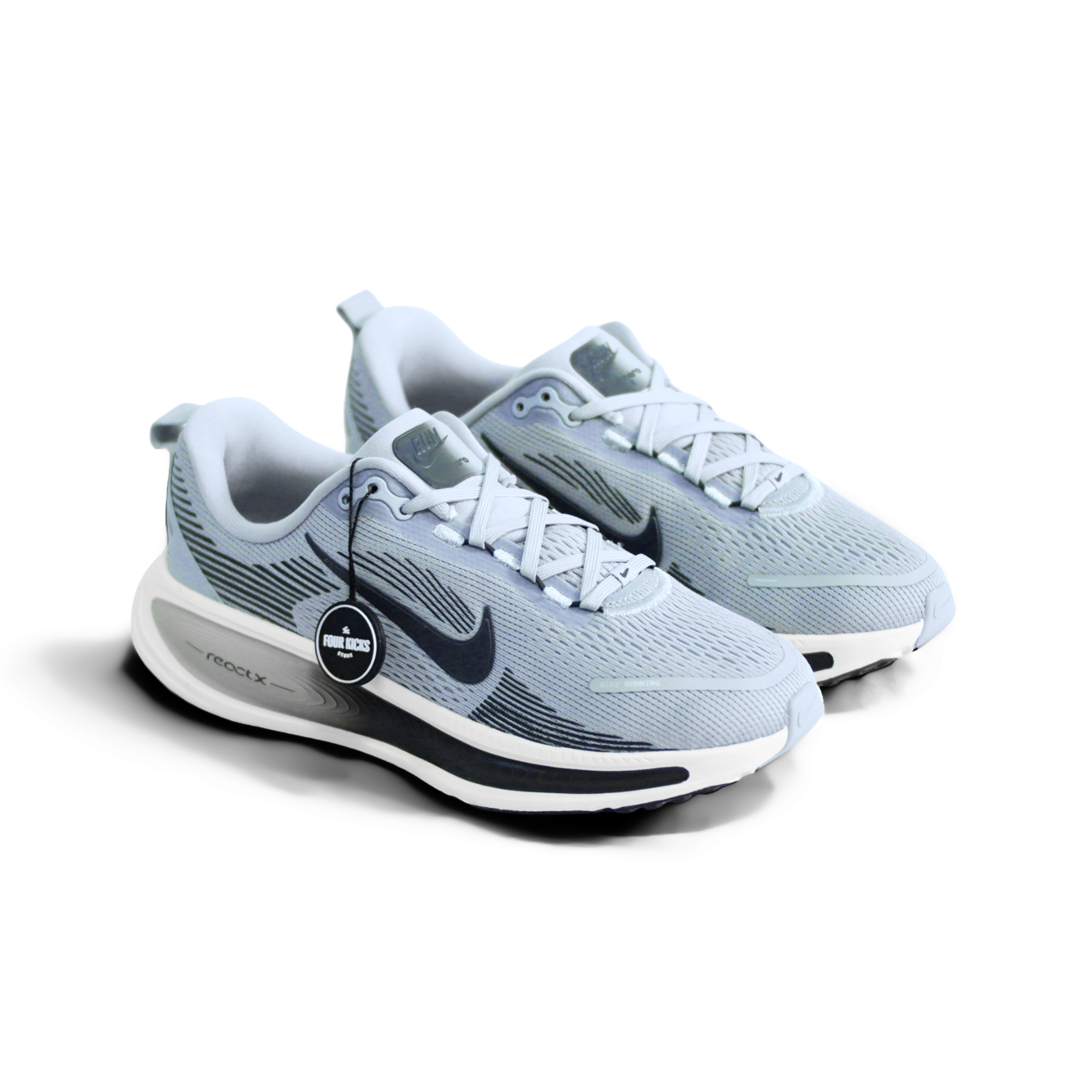 972 Nike Vomero 18 Wolf Grey Anthracite Unisex HQ2157 008 - Gambar 1