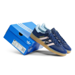 Adidas Handball Spezial Dark Blue Wonder Quartz Womens JR0851 - Gambar 2