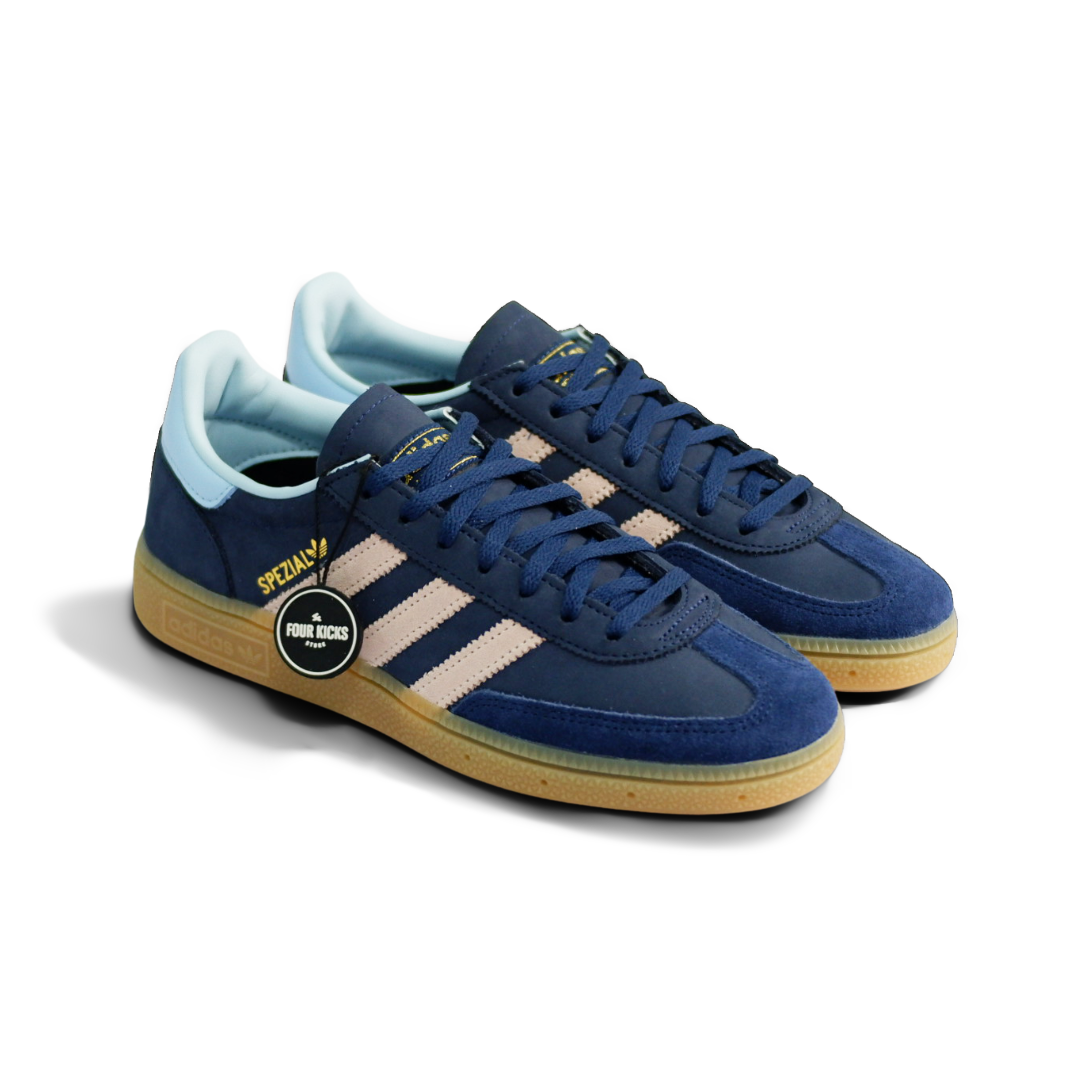 Adidas LifeStyle Shoes Handball Spezial Dark Blue Wonder Quartz Womens JR0851 (2) Adidas Handball Spezial Dark Blue Wonder Quartz Womens JR0851 - Gambar 1