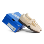Adidas Samba Jane Leather Crystal Sand Cream White Womens KJ3969 - Gambar 2
