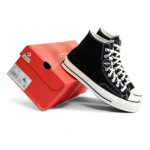 Converse Chuck 70s Wide HI Black White Egret A10355C - Gambar 2