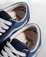 Vans Pro Skate Old Skool Navy White Unisex VN0A5FCBNAV - Gambar 5