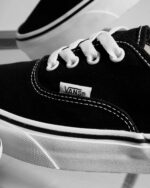 Vans Authentic Black White Unisex Adult VN000EE3BLK - Gambar 5