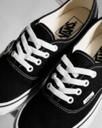 Vans Authentic Black White Unisex Adult VN000EE3BLK - Gambar 4