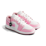 Nike Air Jordan 1 Low Medium Soft Pink White GS 553560 614