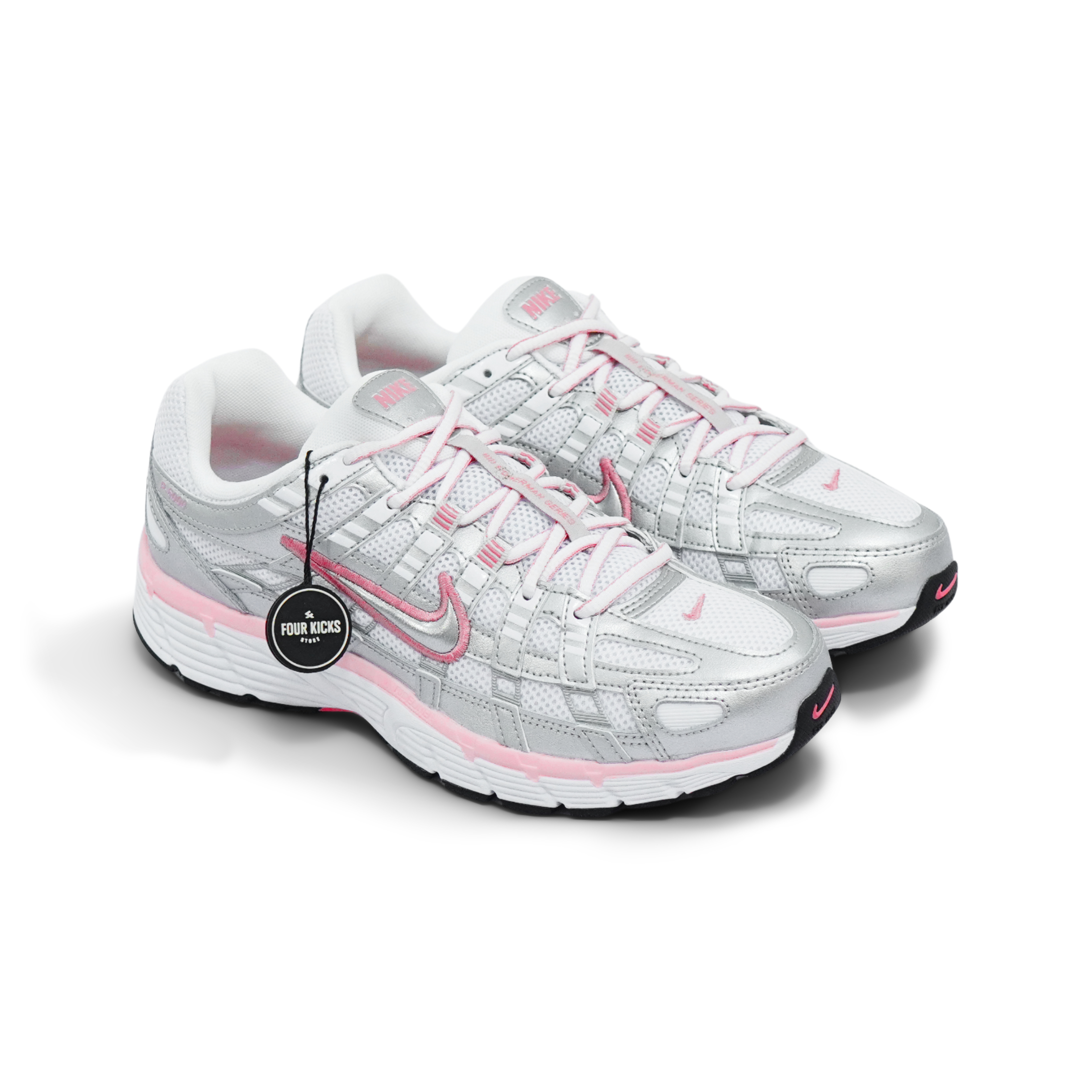 Nike Sport Lifestyle Shoes P-6000 White Elemental Pink womens BV1021 108 (2) Nike P-6000 White Elemental Pink Womens BV1021 108 - Gambar 1