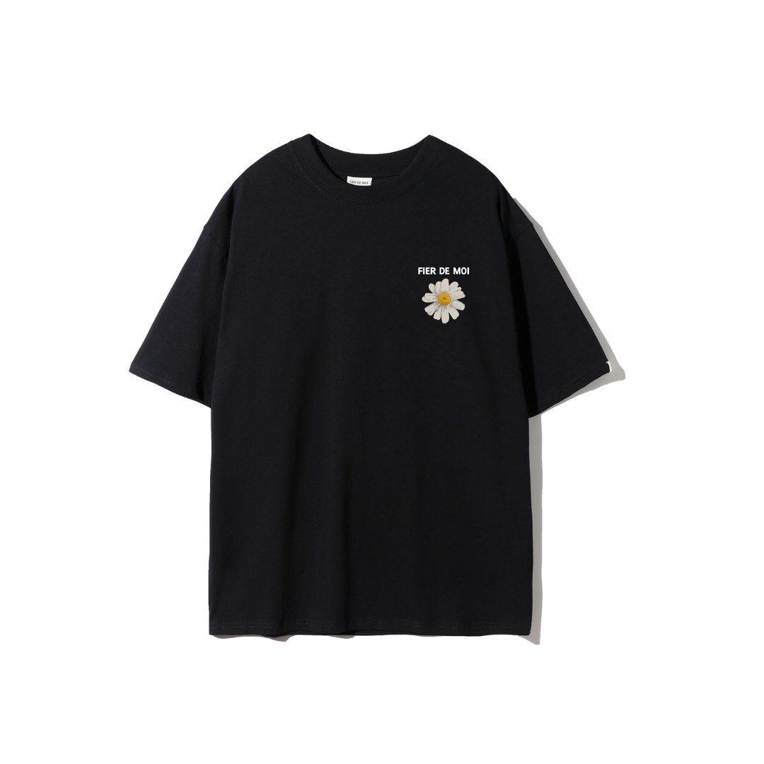 SALE 60ily sale selected item dapat berakhir sewaktu - waktuFier De Moi T-Shirt Little Daisy (1) Fier De Moi T-Shirt Little Daisy Short Sleeve Black - Gambar 1