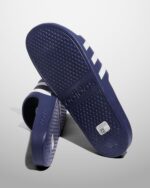 Adidas Adilette Aqua Slides Dark Blue Cloud White Unisex F35542 - Gambar 8