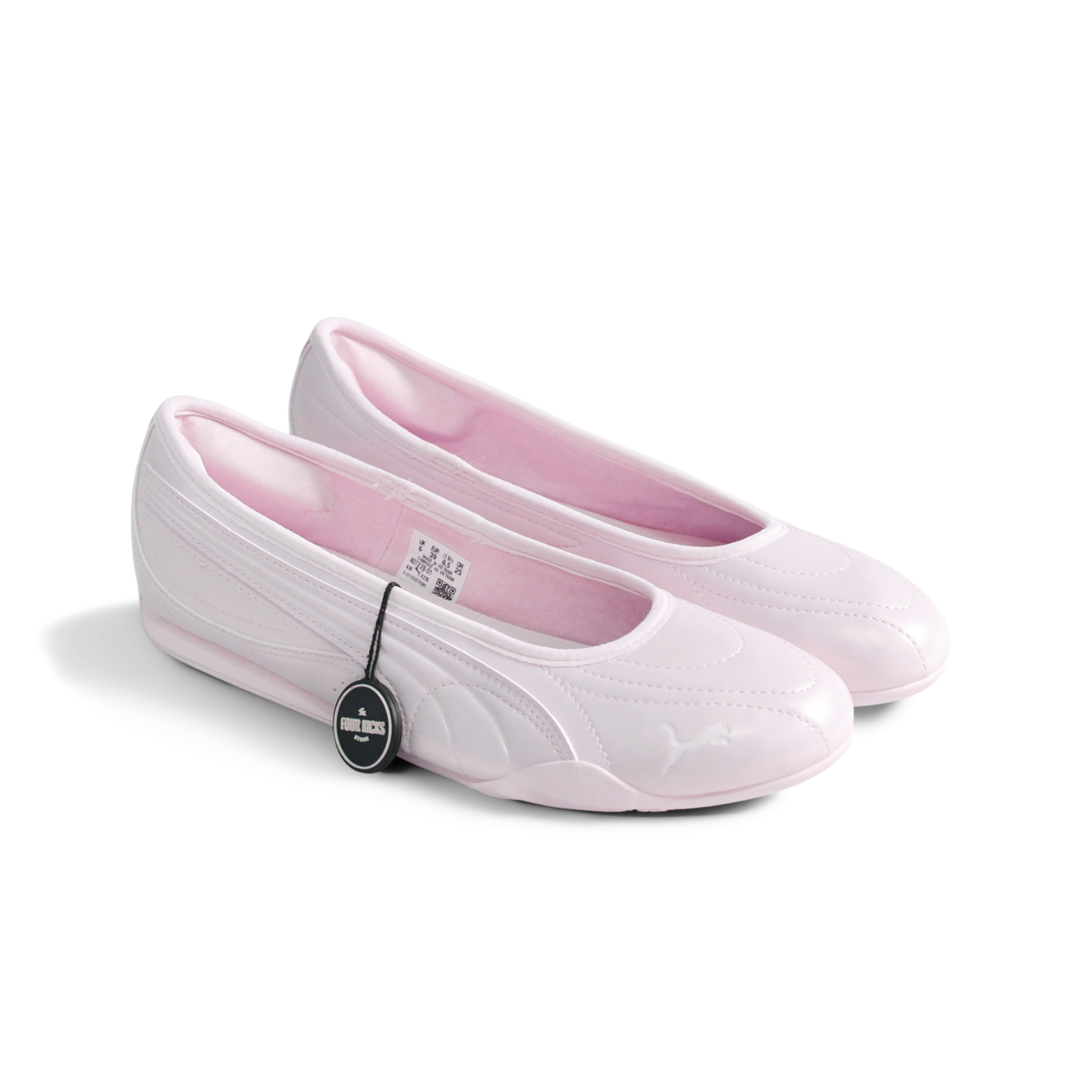 Lifestyle Shoes Catch Soleil Ballerina Perla Powder Pink Warm White Womens 407228 01 (2) Puma Catch Soleil Ballerina Perla Powder Pink Warm White Womens 407228 01 - Gambar 1