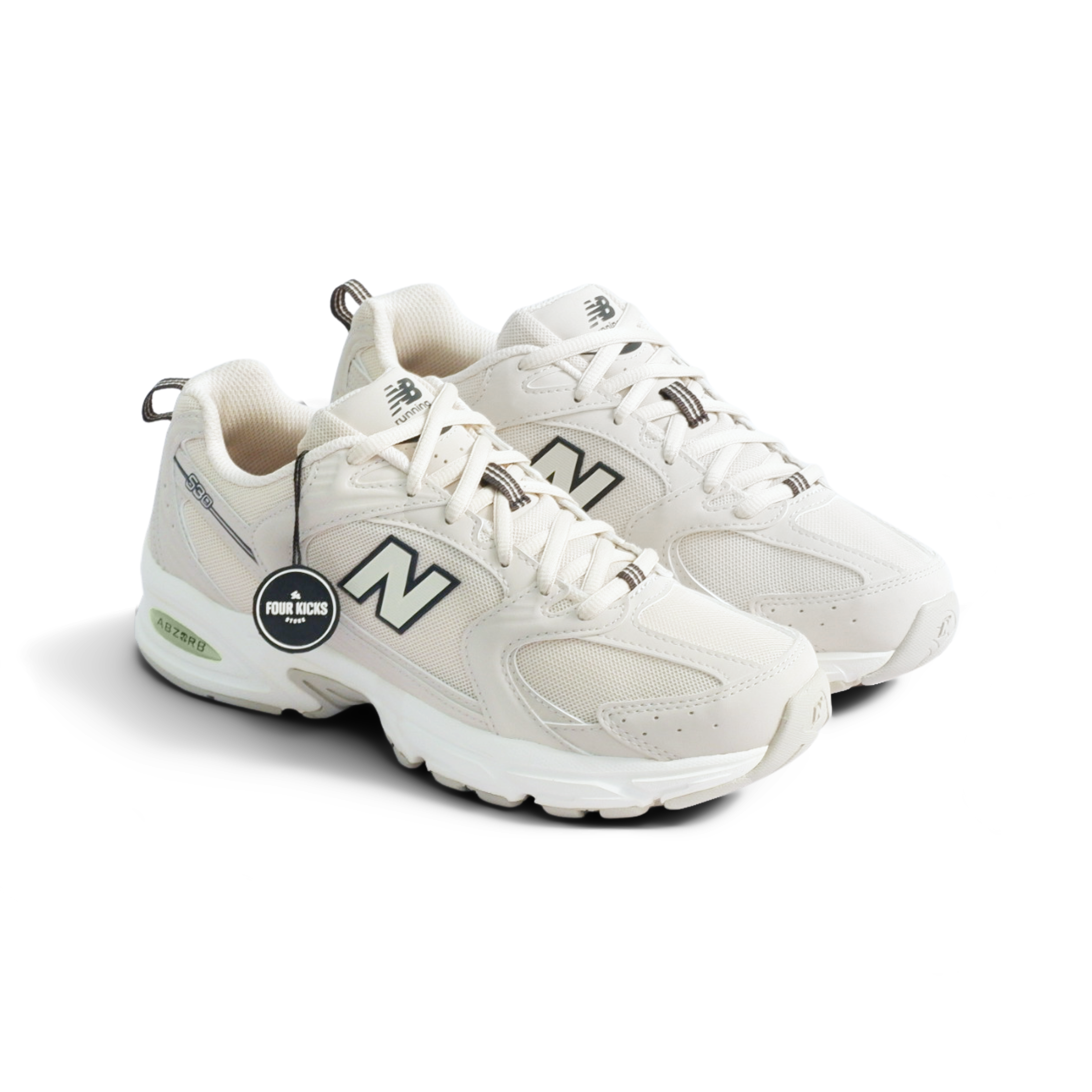 New Balance Sport Lifestyle Shoes 530 Ivory Unisex Adult MR530SH (2) New Balance 530 Ivory Unisex Adult MR530SH - Gambar 1