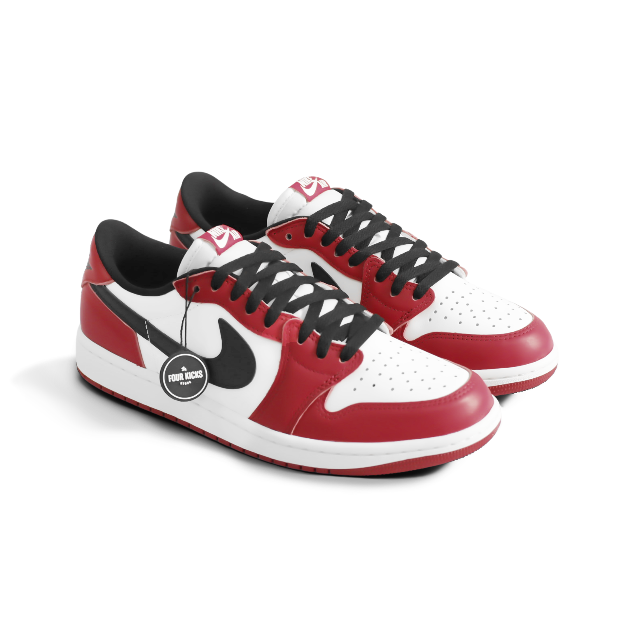 Nike Lifestyle Shoes Jordan 1 Retro Low OG Chicago Mens HQ6998 600 (2) Nike Jordan 1 Retro Low OG Chicago Mens HQ6998 600 - Gambar 1