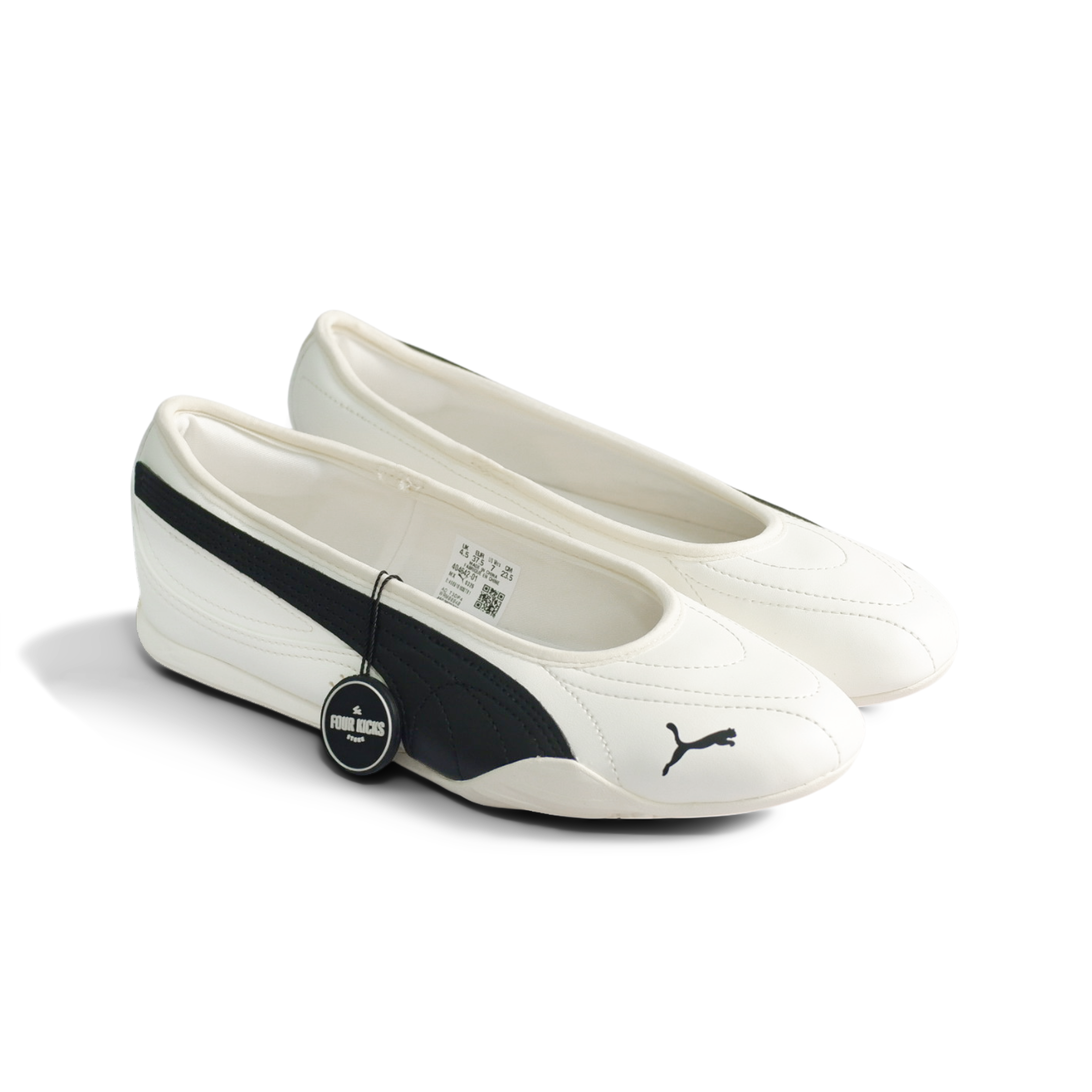 Puma Lifestyle Shoes Catch Soleil Ballerina Warm White Womens 404642 01 (2) Puma Catch Soleil Ballerina Warm White Womens 404642 01 - Gambar 1