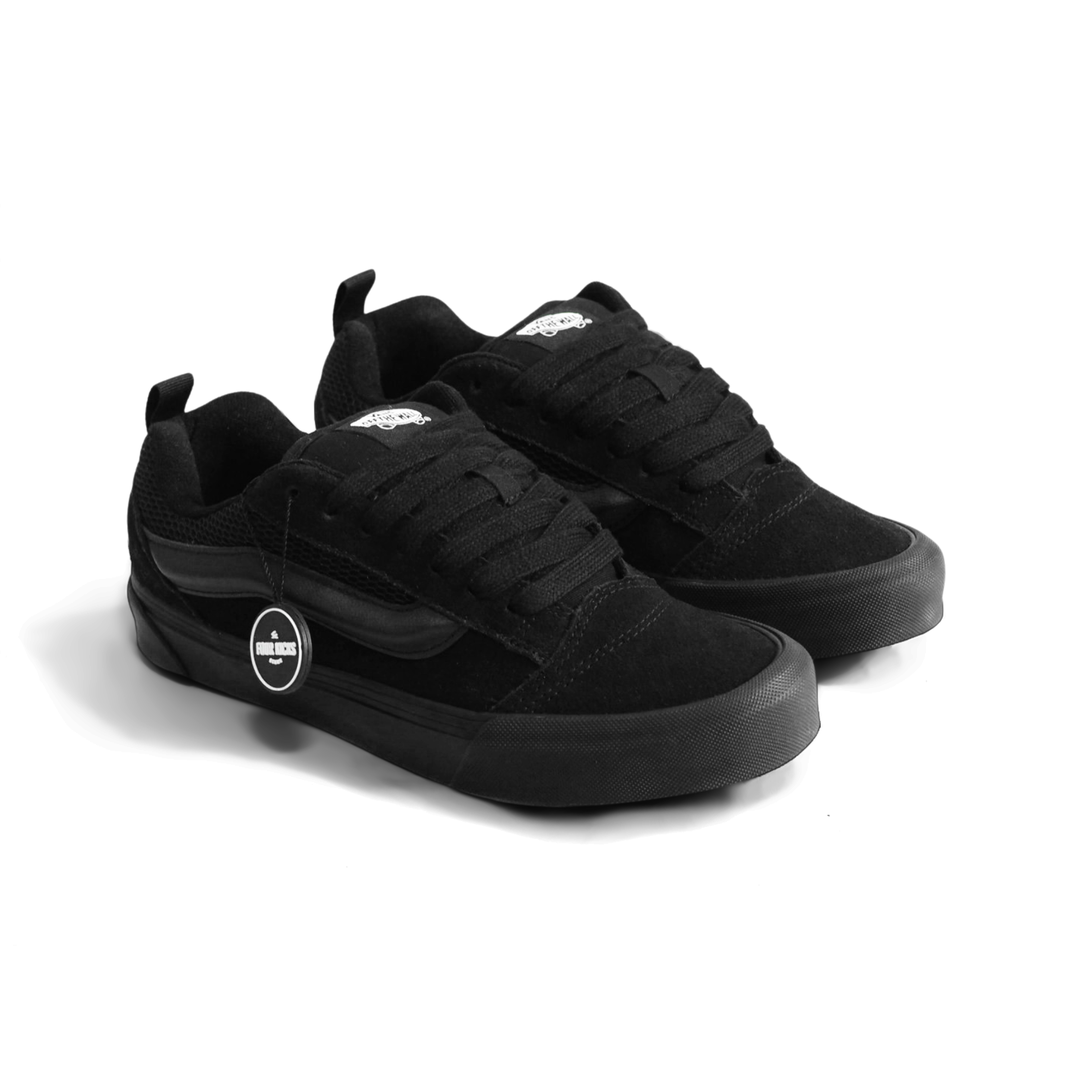 Vans LifeStyle Skate Shoes Knu Skool Triple Black Unisex VN0009QCBKA (2) Vans Knu Skool Triple Black Unisex VN0009QCBKA - Gambar 1