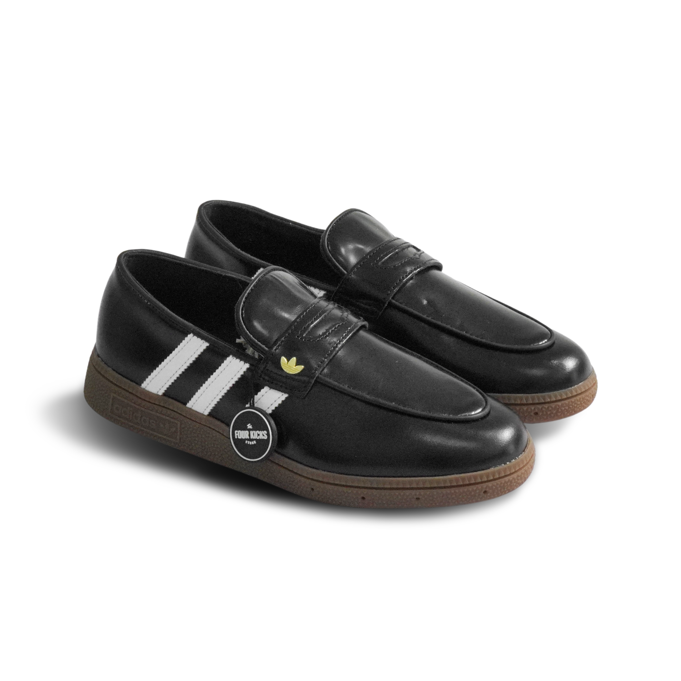 Adidas Lifestyle Shoes Handball Spezial Loafer Core Black Cloud Gum Womens KK2786 (2) Adidas Handball Spezial Loafer Core Black Cloud Gum Womens KK2786 - Gambar 1