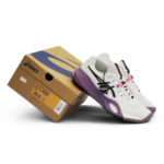 Asics Gel- Resolution X Soft Oat Dark Aubergine Womens 1042A279 250 - Gambar 2