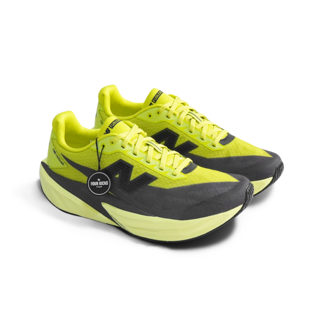 New Balance Running Shoes Fuelcell Rebel V5 Field Green Magnet Mens MFCX46T (2) New Balance Fuelcell Rebel V5 Field Green Magnet Mens MFCX46T - Gambar 1