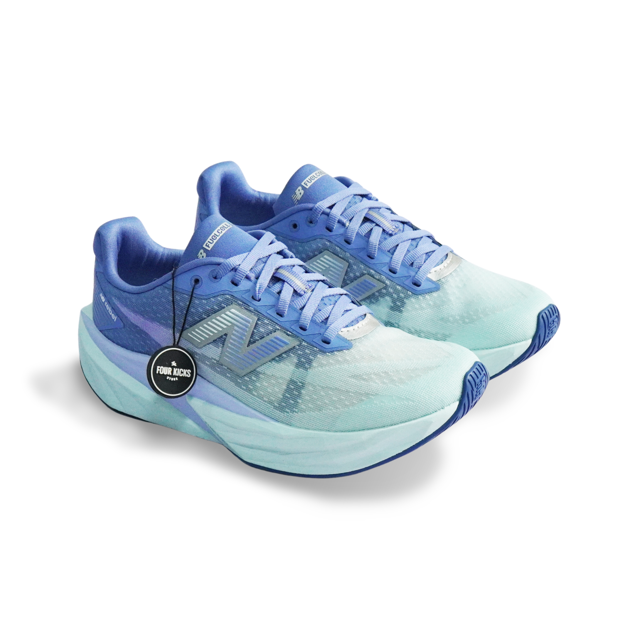 New Balance Running Shoes Fuelcell Rebel v5 Fairweather Blue Womens WFCX5TV (1) New Balance Fuelcell Rebel v5 Fairweather Blue Womens WFCX5TV - Gambar 1